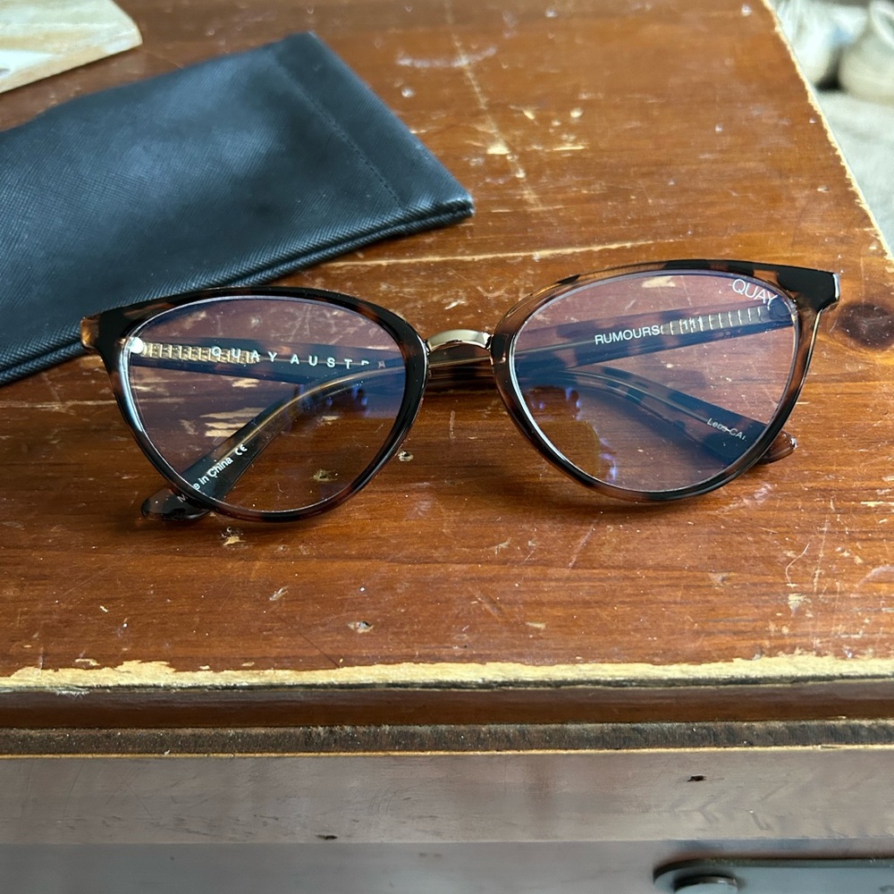 Quay Tortoise Shell Cat Eye Glasses